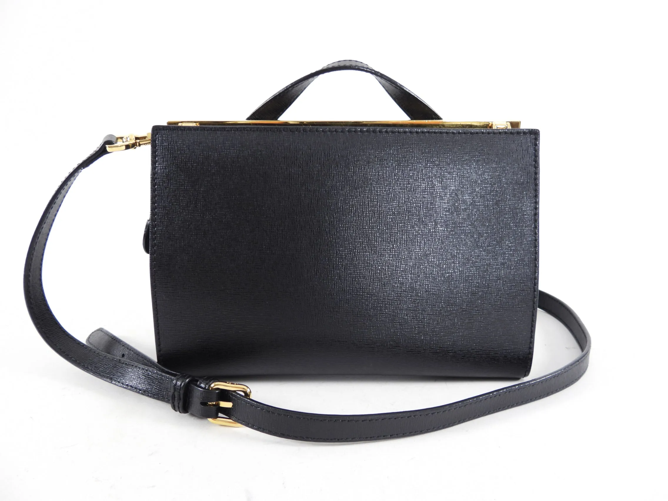 Fendi Black Small Demi-Jour Bead Monster Crossbody Bag