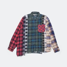 FW24 Rebuild Flannel 7 Cuts Shirt - Large #3