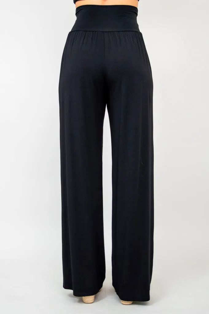 Gaylene Pant, Black, Bamboo