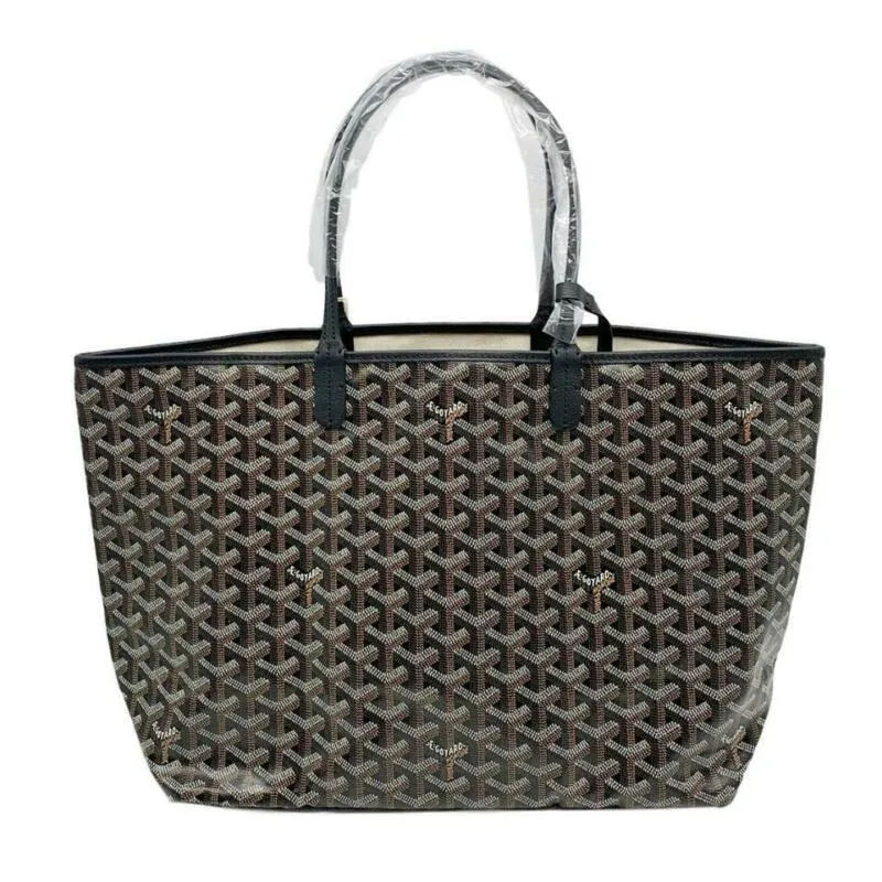 Goyard Saint Louis (St. Louis) Pm 2019 Black Coated Canvas Tote