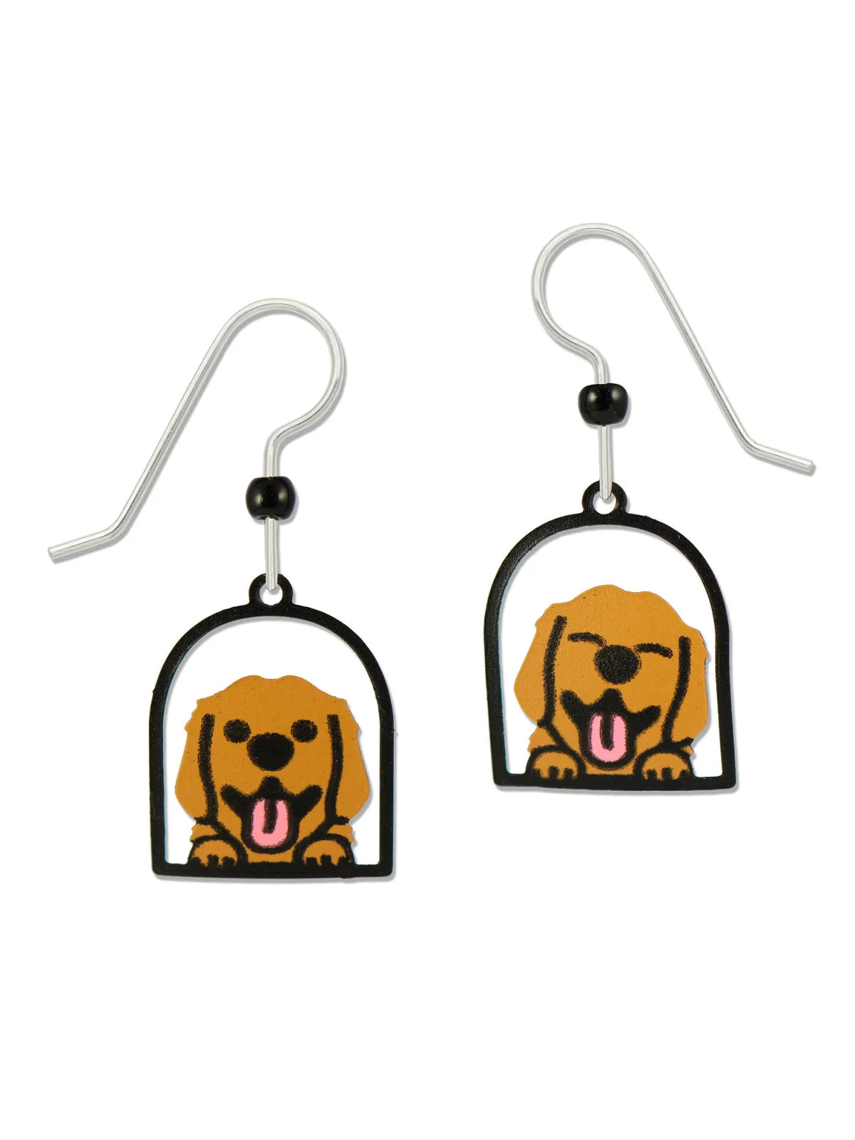 Happy Golden Retriever Dangles by Sienna Sky