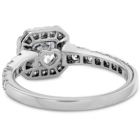 Hearts On Fire Transcend Premier Dream Halo Diamond Engagement Ring