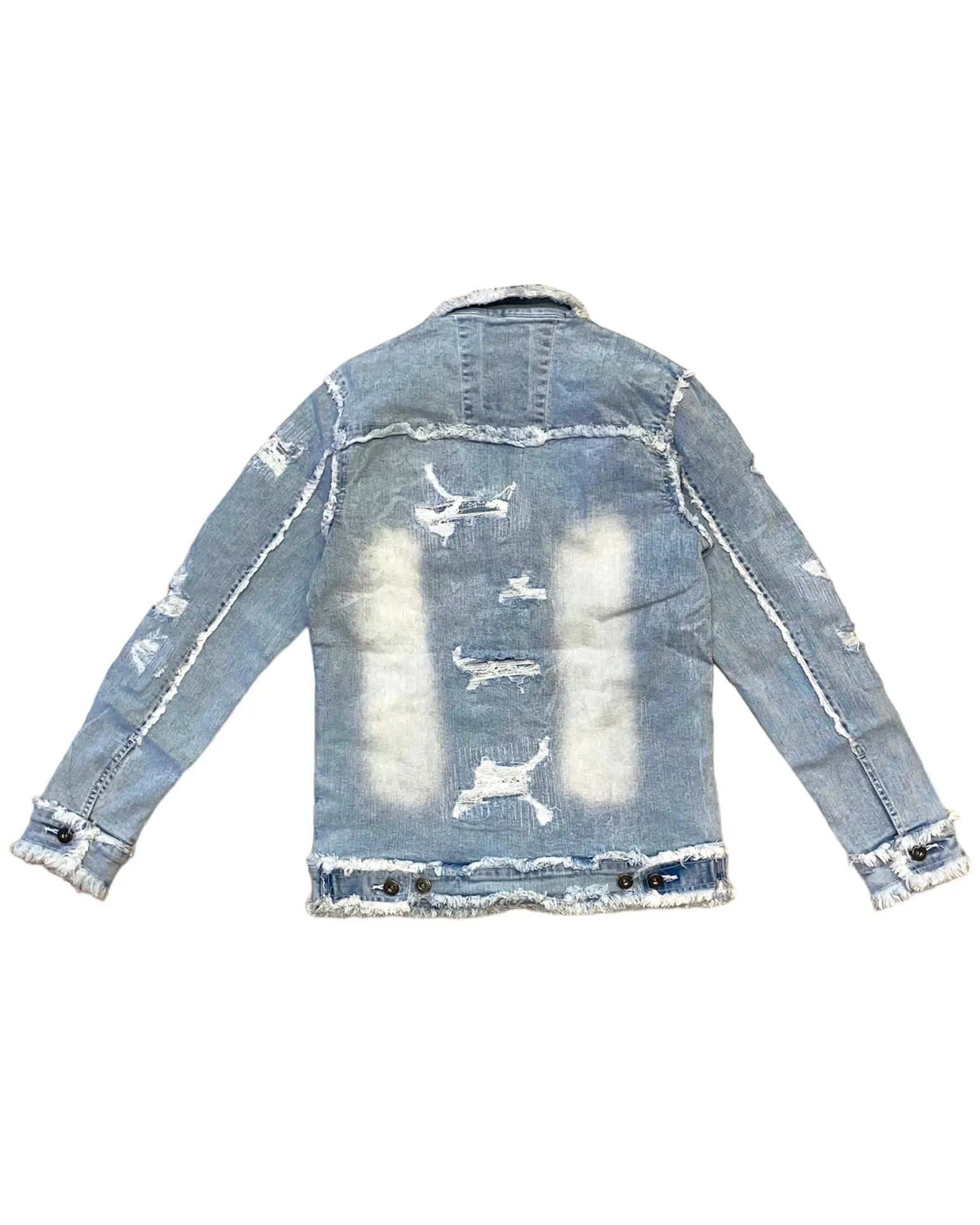 Heavy Distressed Denim Jacket