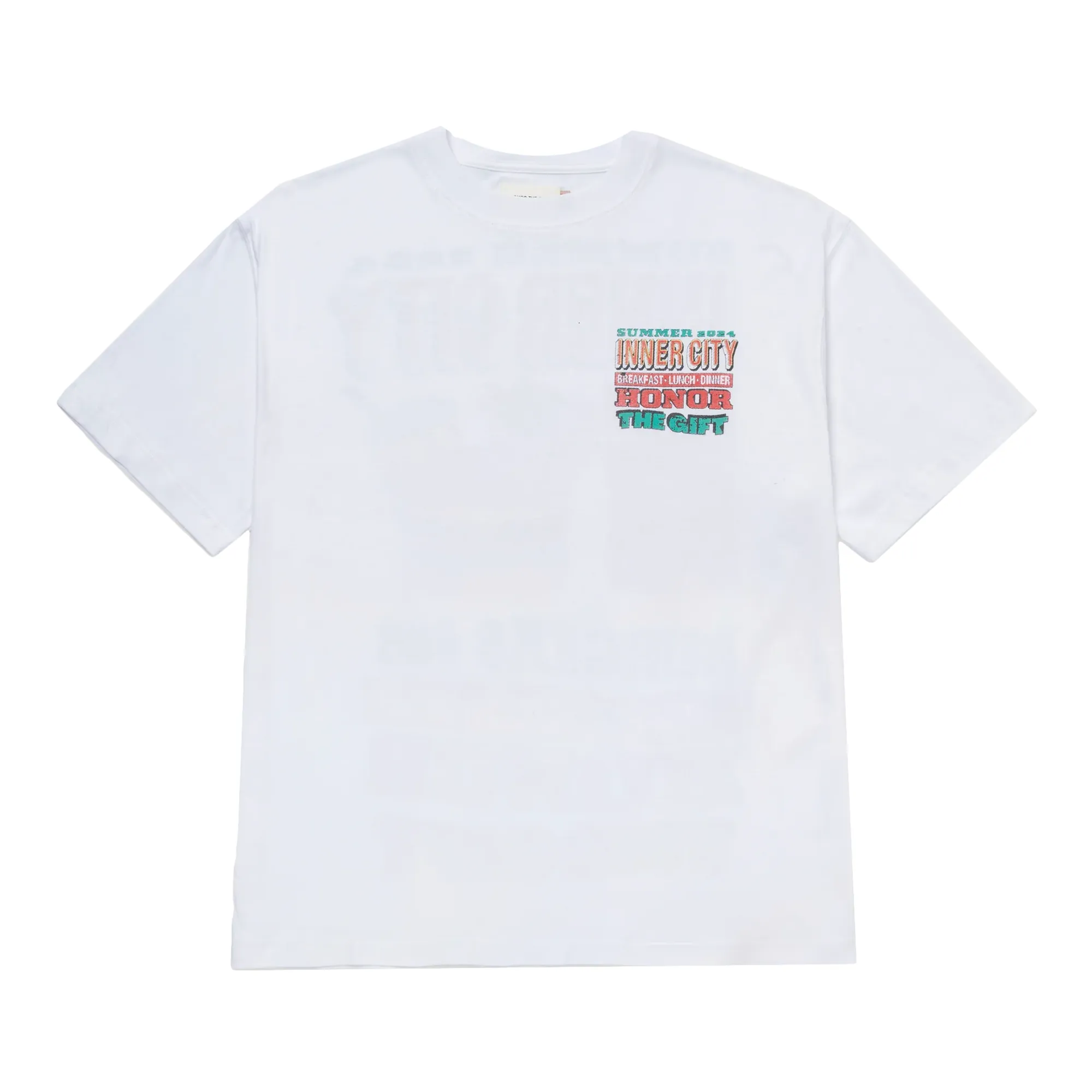 Honor The Gift HTG Burgers Short Sleeve T-Shirt White