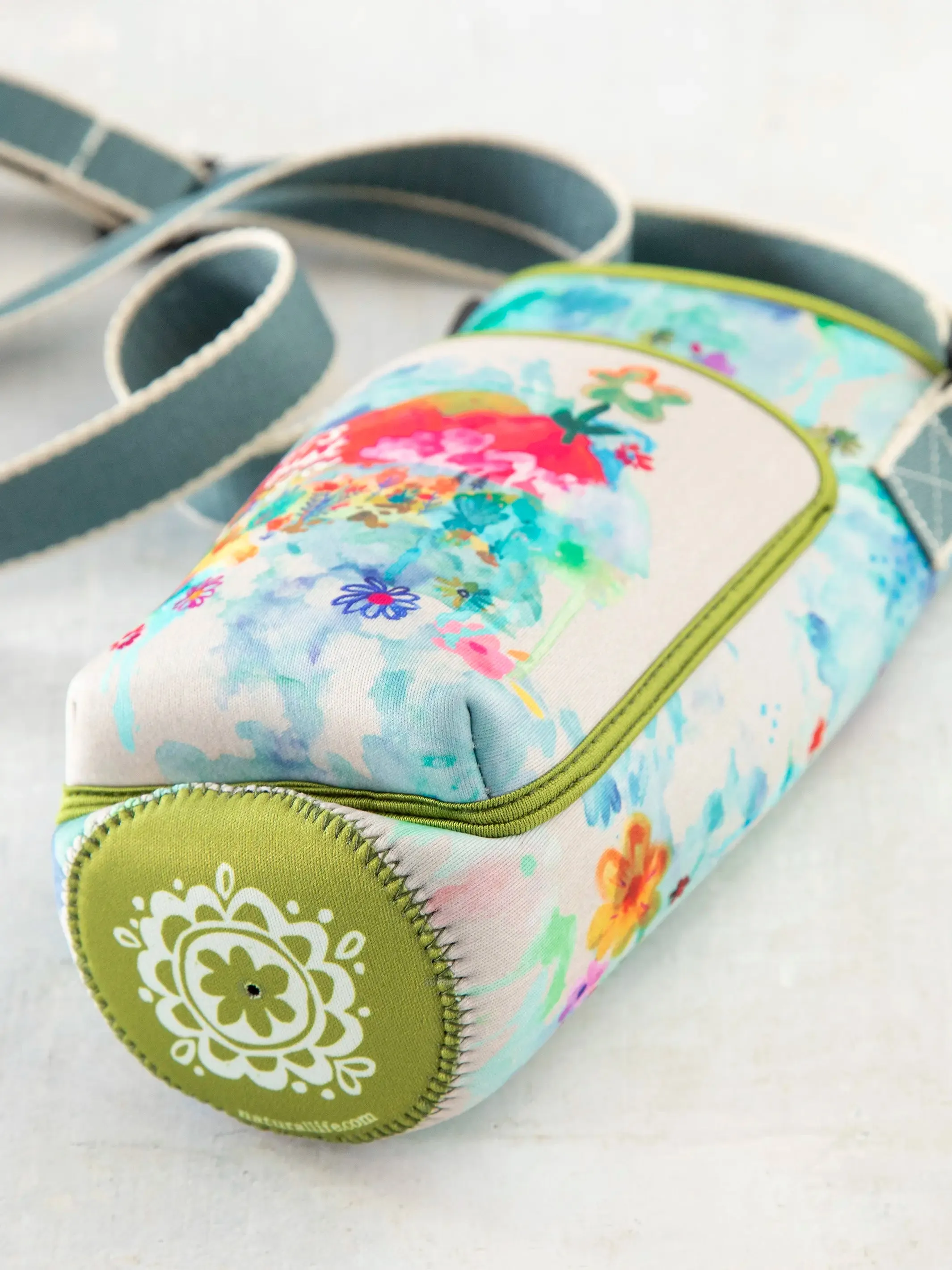 Insulated Water Bottle Carrier - Cream Let's Just Go