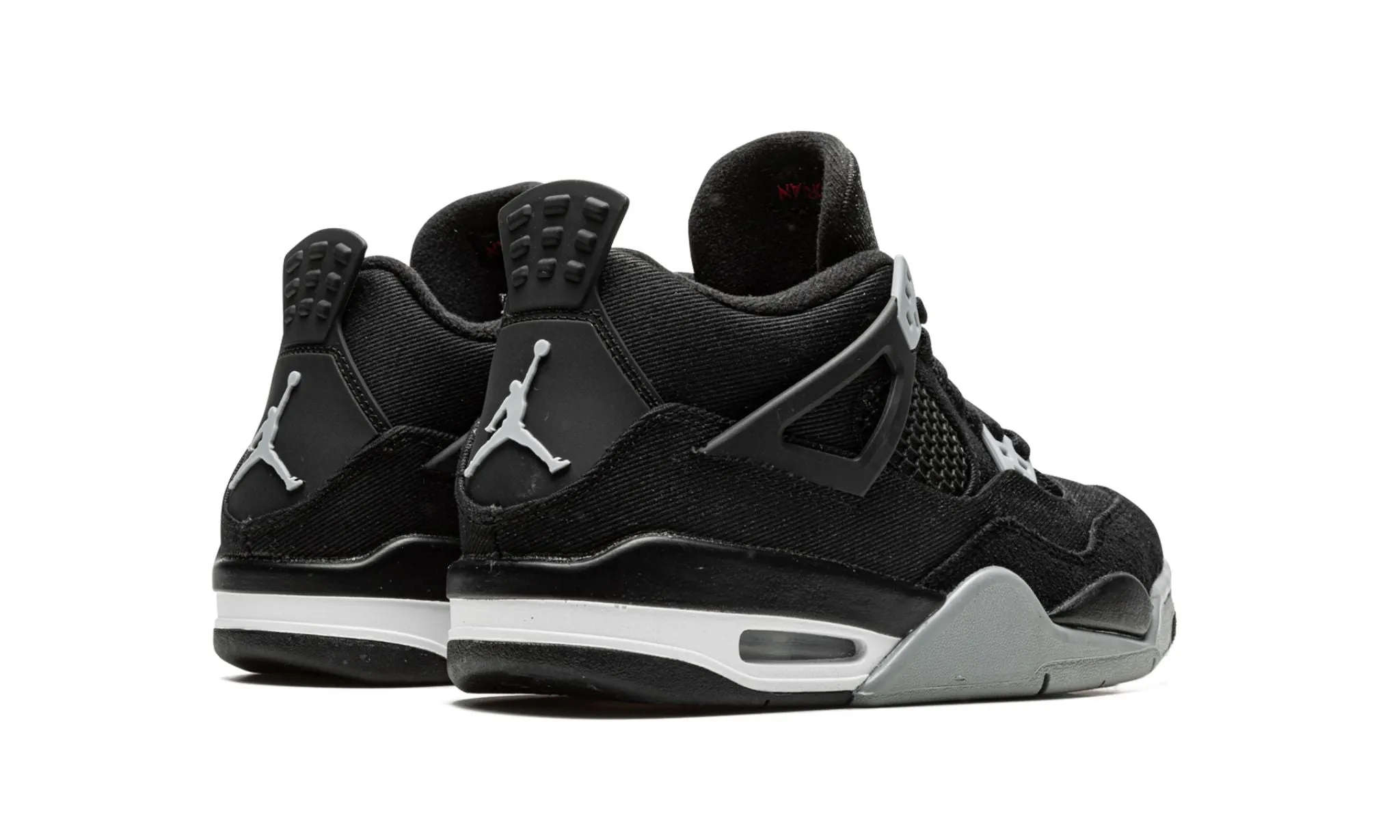 JORDAN 4 RETRO BLACK CANVAS GS