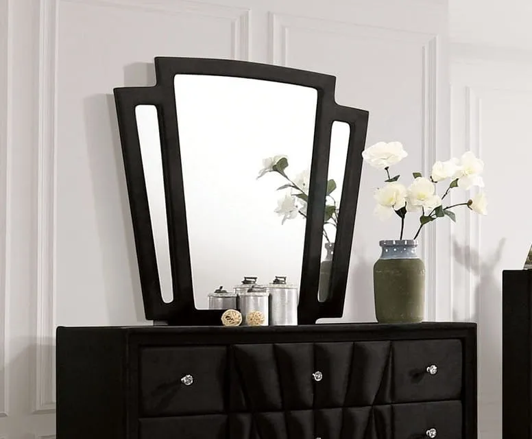 Kalivade Black Dresser and Mirror