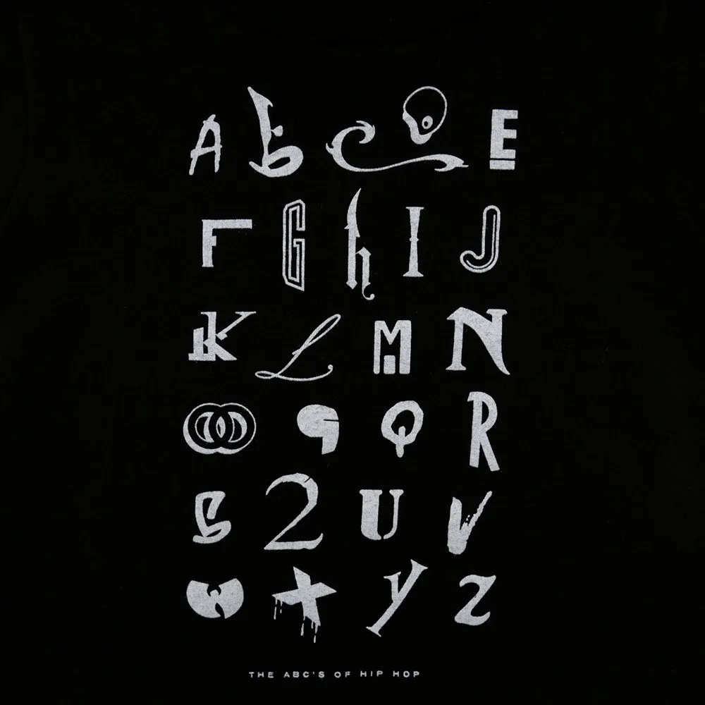 Kids True Hip Hop Alphabet T-Shirt Black