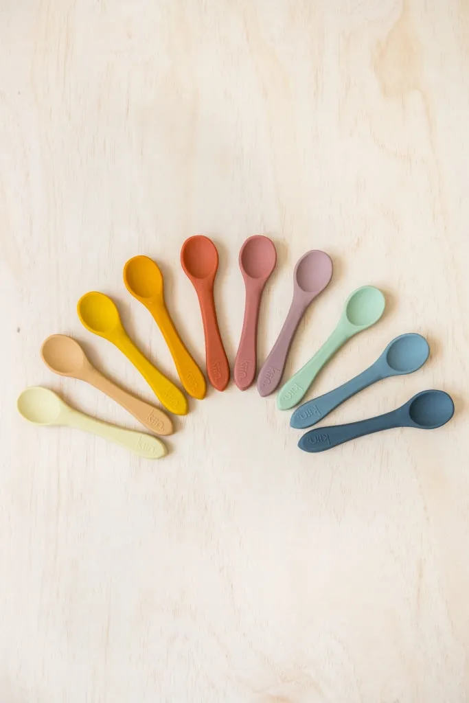 Kiin Baby - Silicone Spoon Twin Pack - Copper