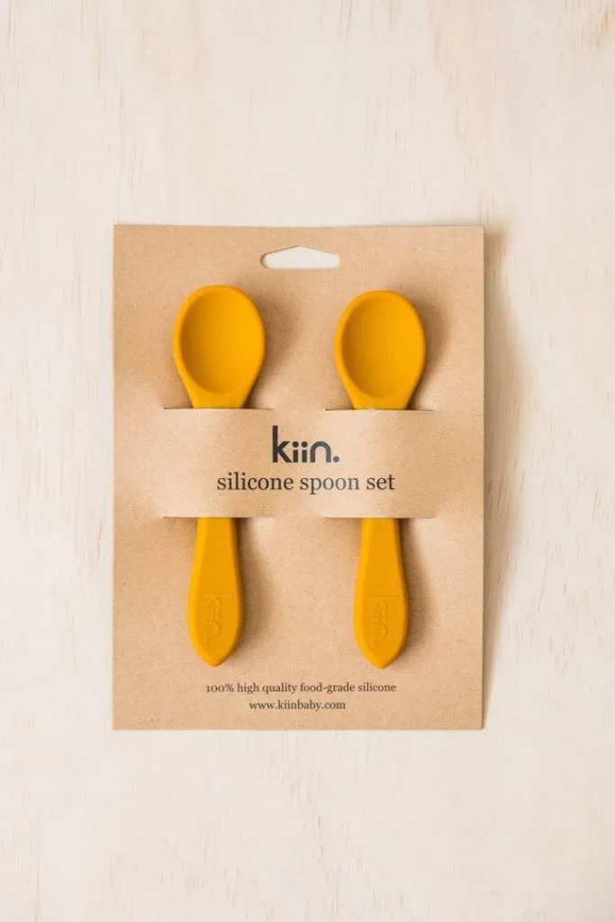 Kiin Baby - Silicone Spoon Twin Pack - Copper