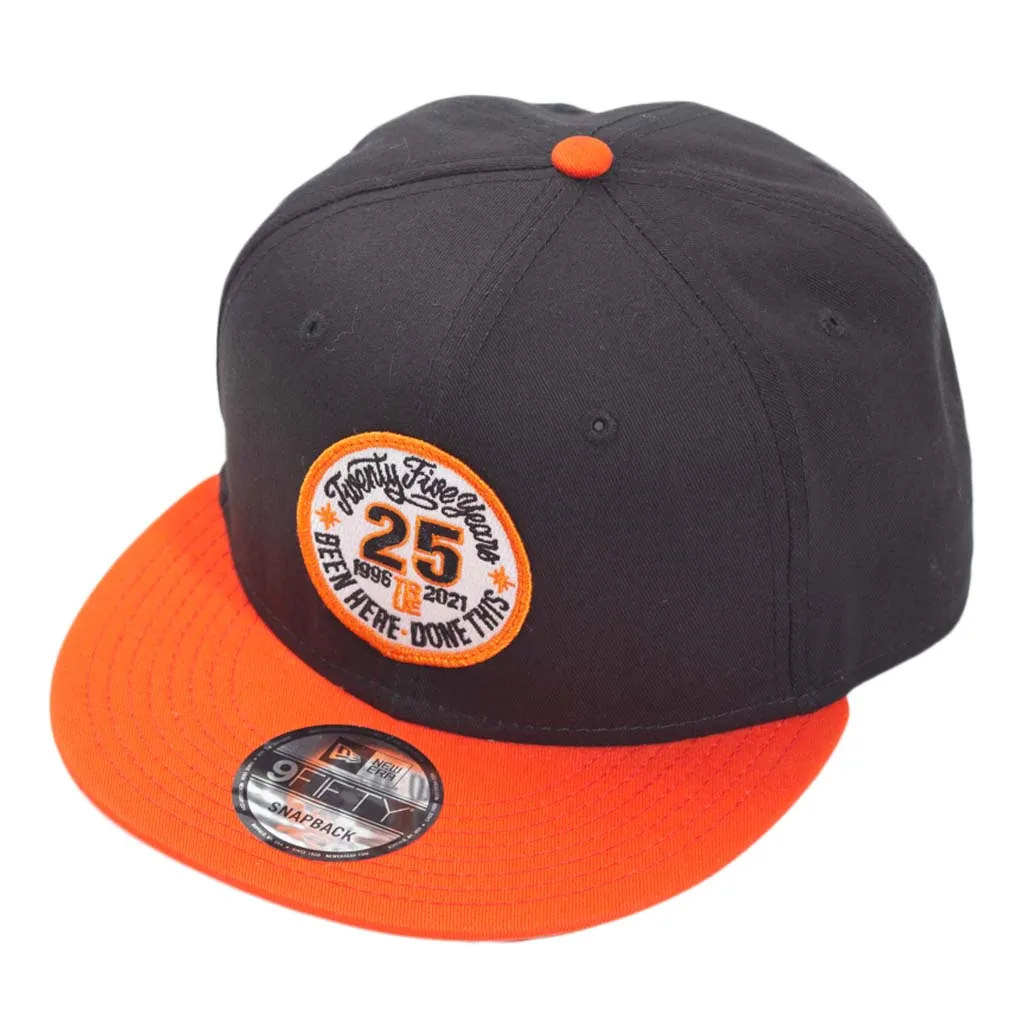 Kuya 25 Snapback Black/Orange