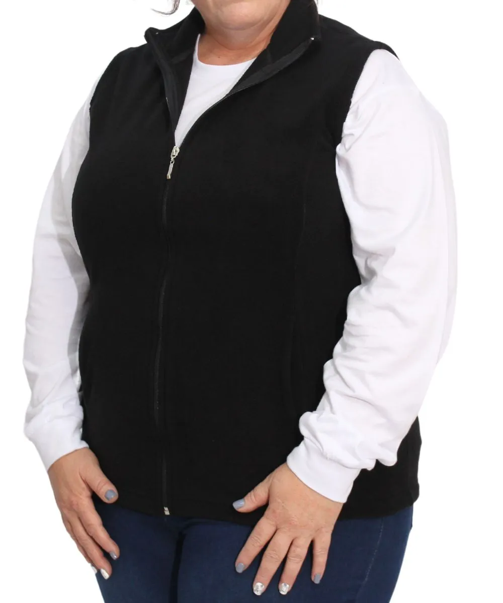 Ladies Sleeveless Fleece Jacket