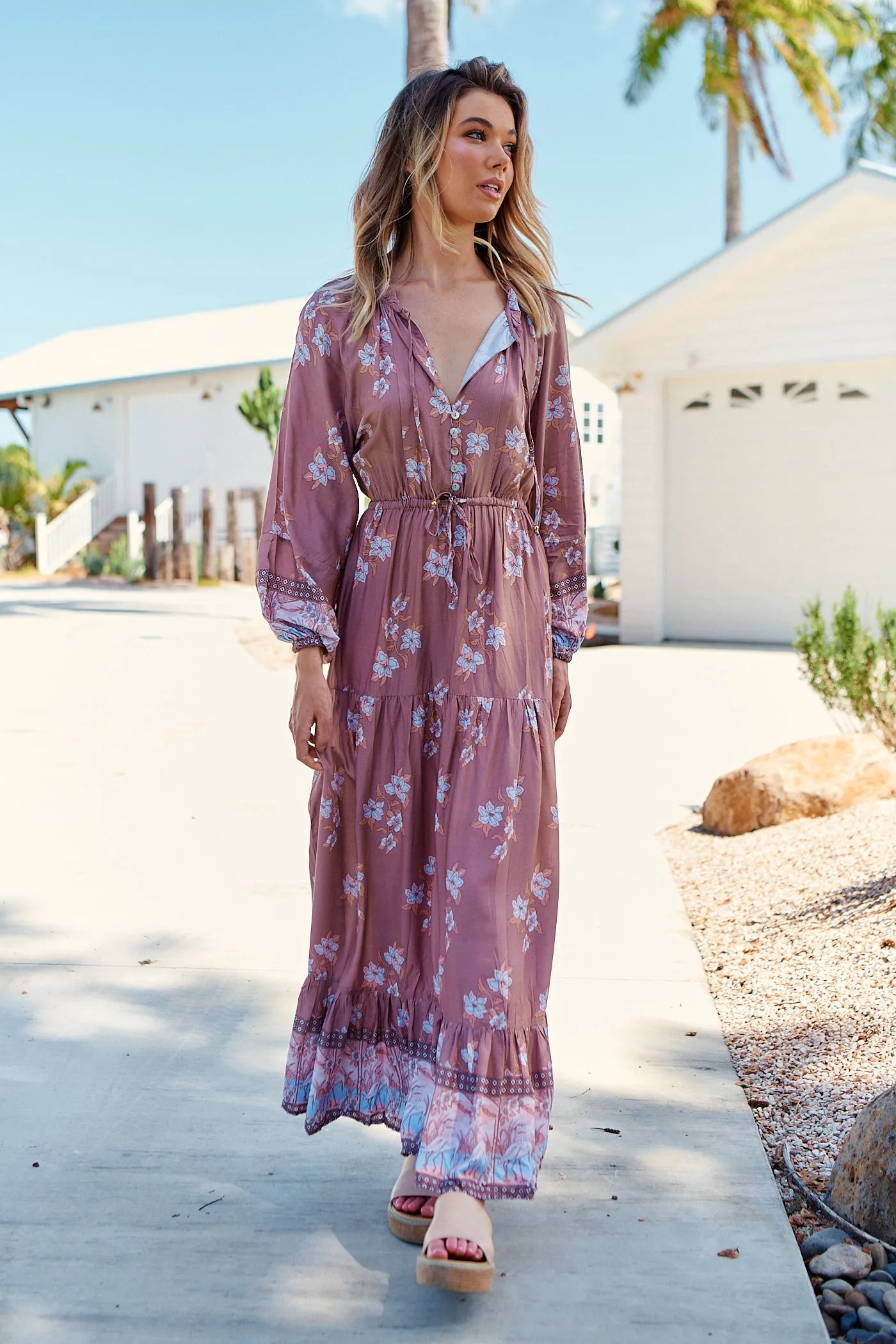 Lani Maxi Dress - Chocolate