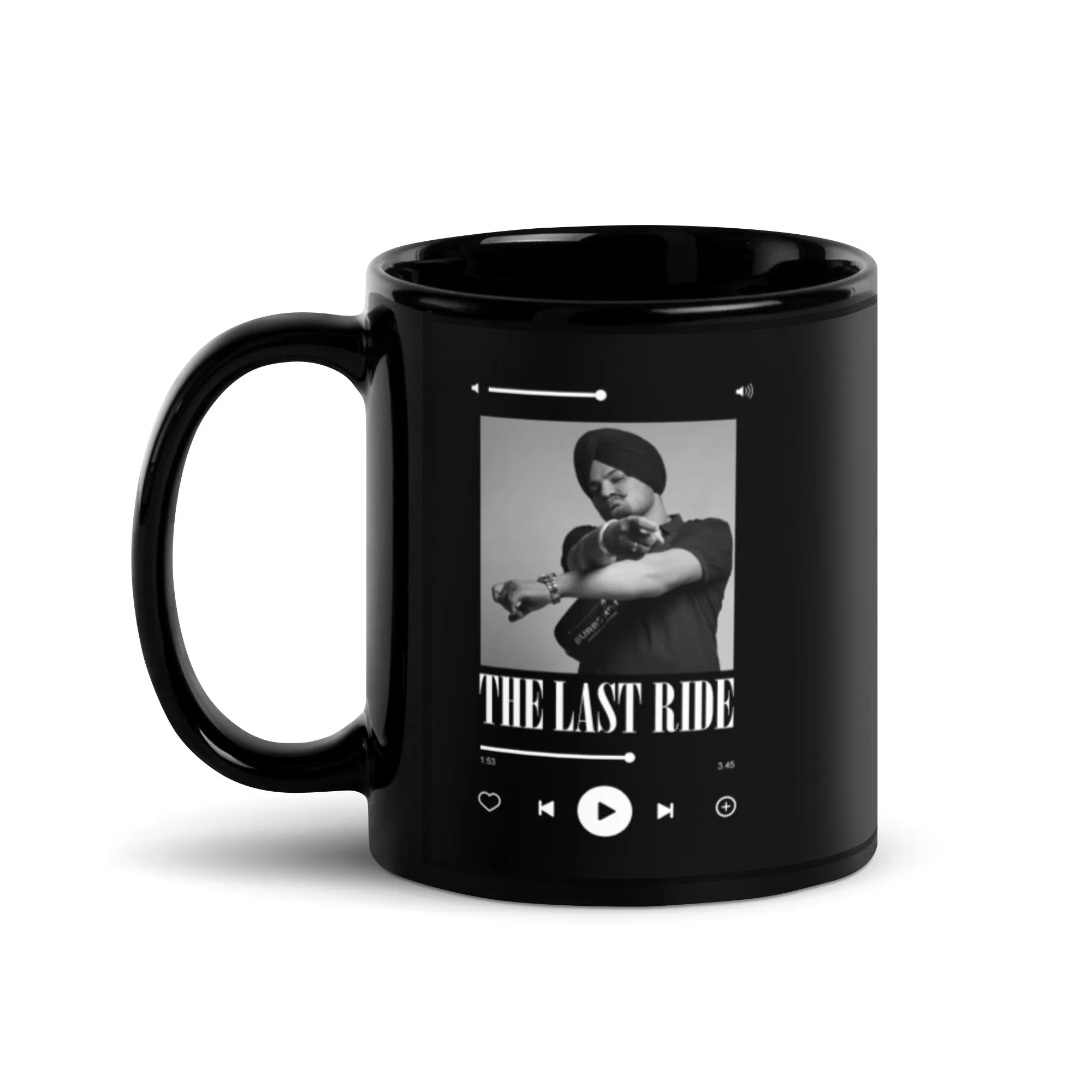 Last Ride Black Glossy Mug