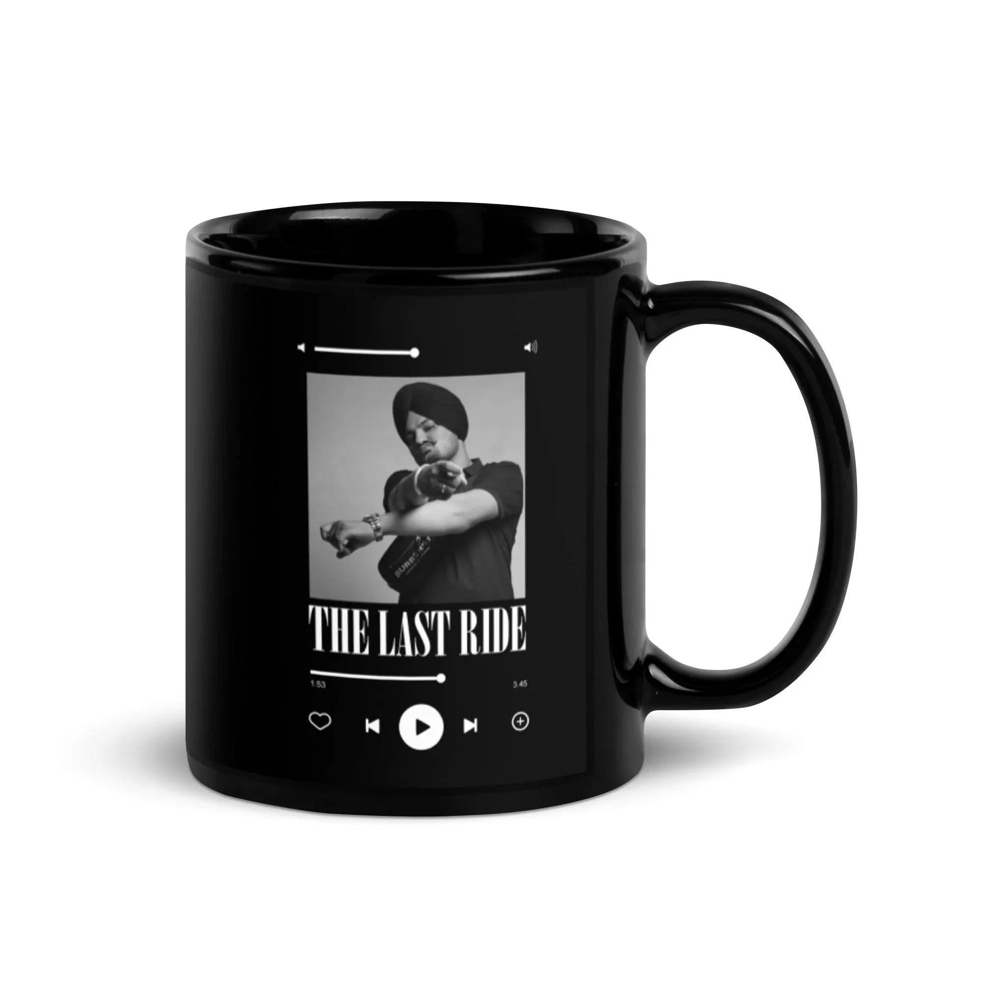 Last Ride Black Glossy Mug