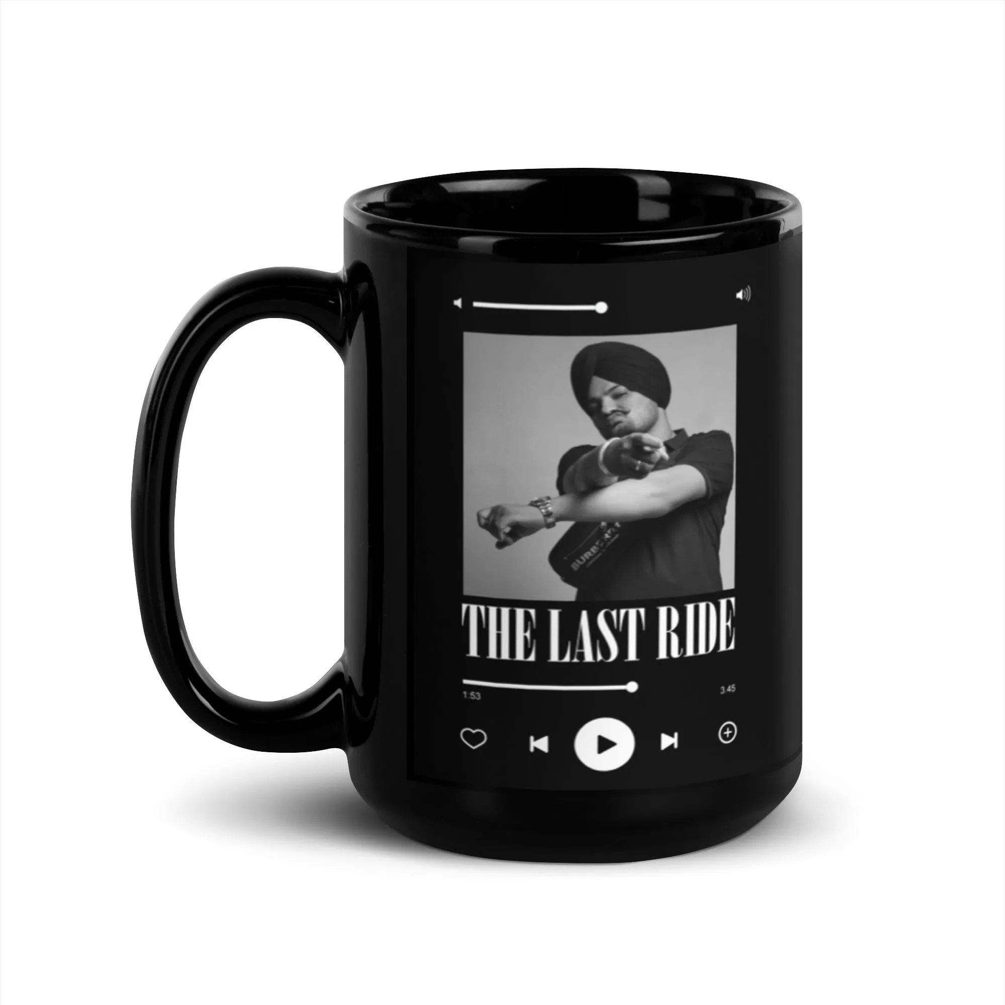 Last Ride Black Glossy Mug