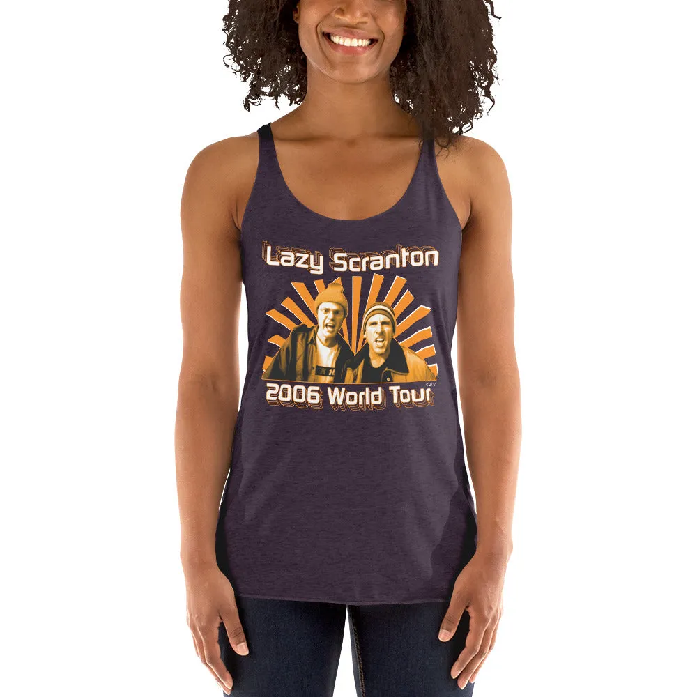 Lazy Scranton Women's Racerback Tank