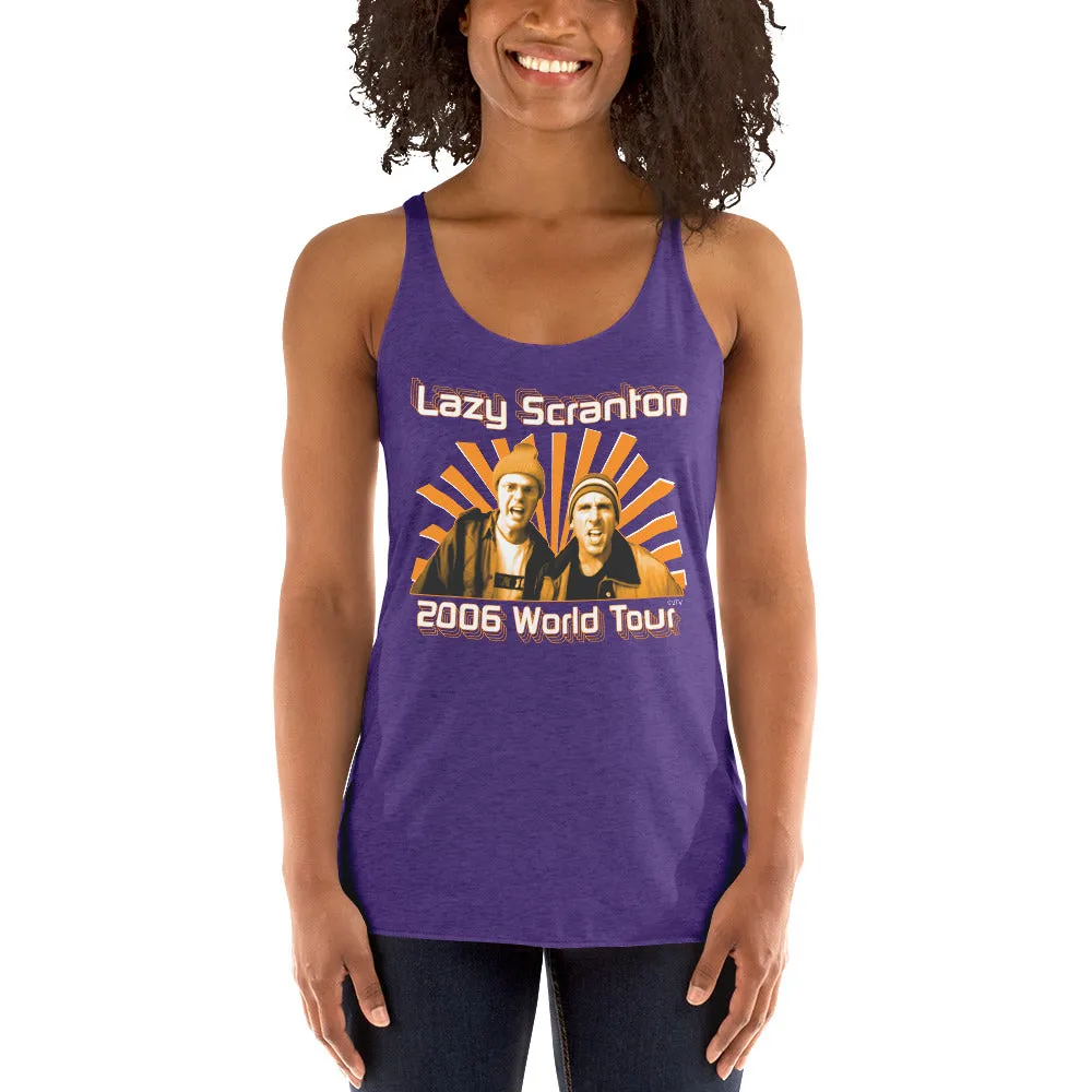 Lazy Scranton Women's Racerback Tank