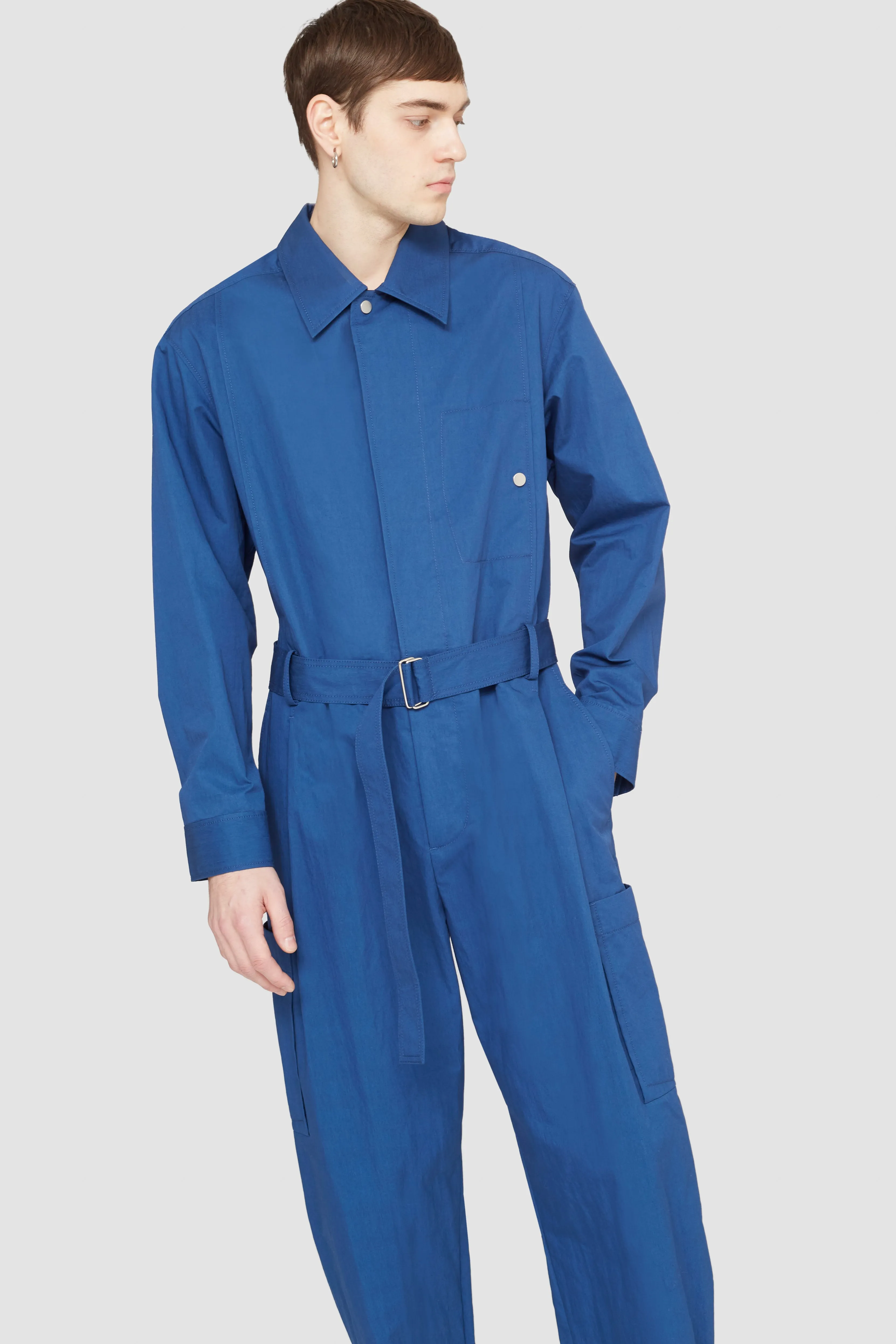 Long-Sleeve Jumpsuit