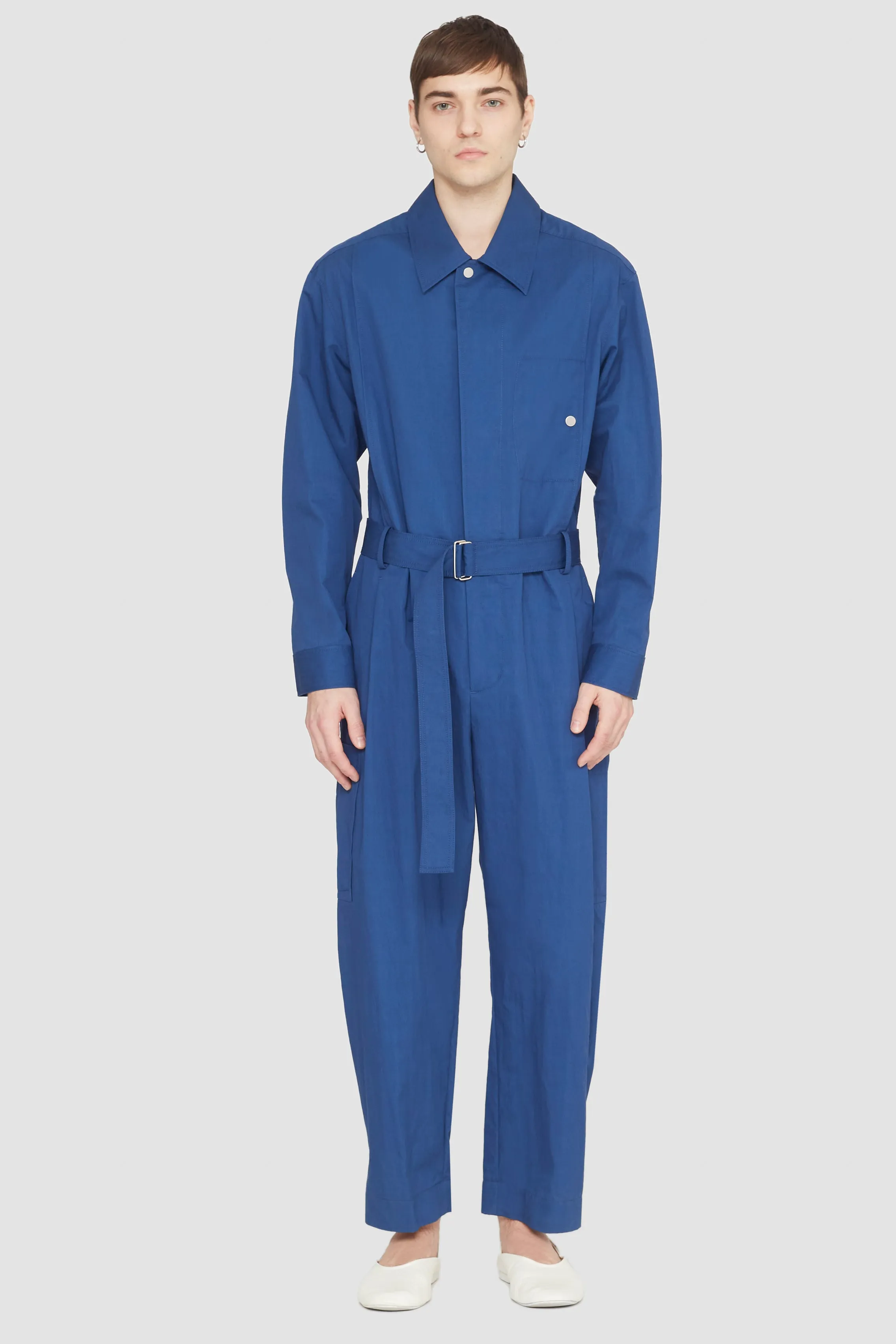 Long-Sleeve Jumpsuit