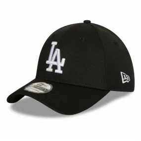 Los Angeles Dodgers Black Cap 39THIRTY Stretch Fit by New Era