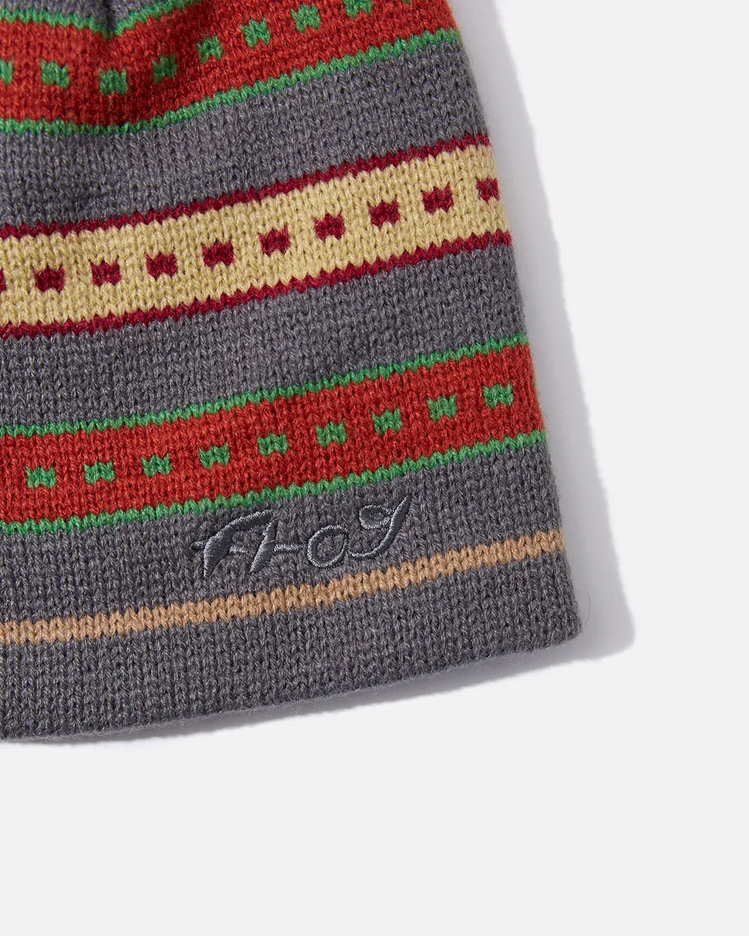 Lost Beanie - Grey / Orange