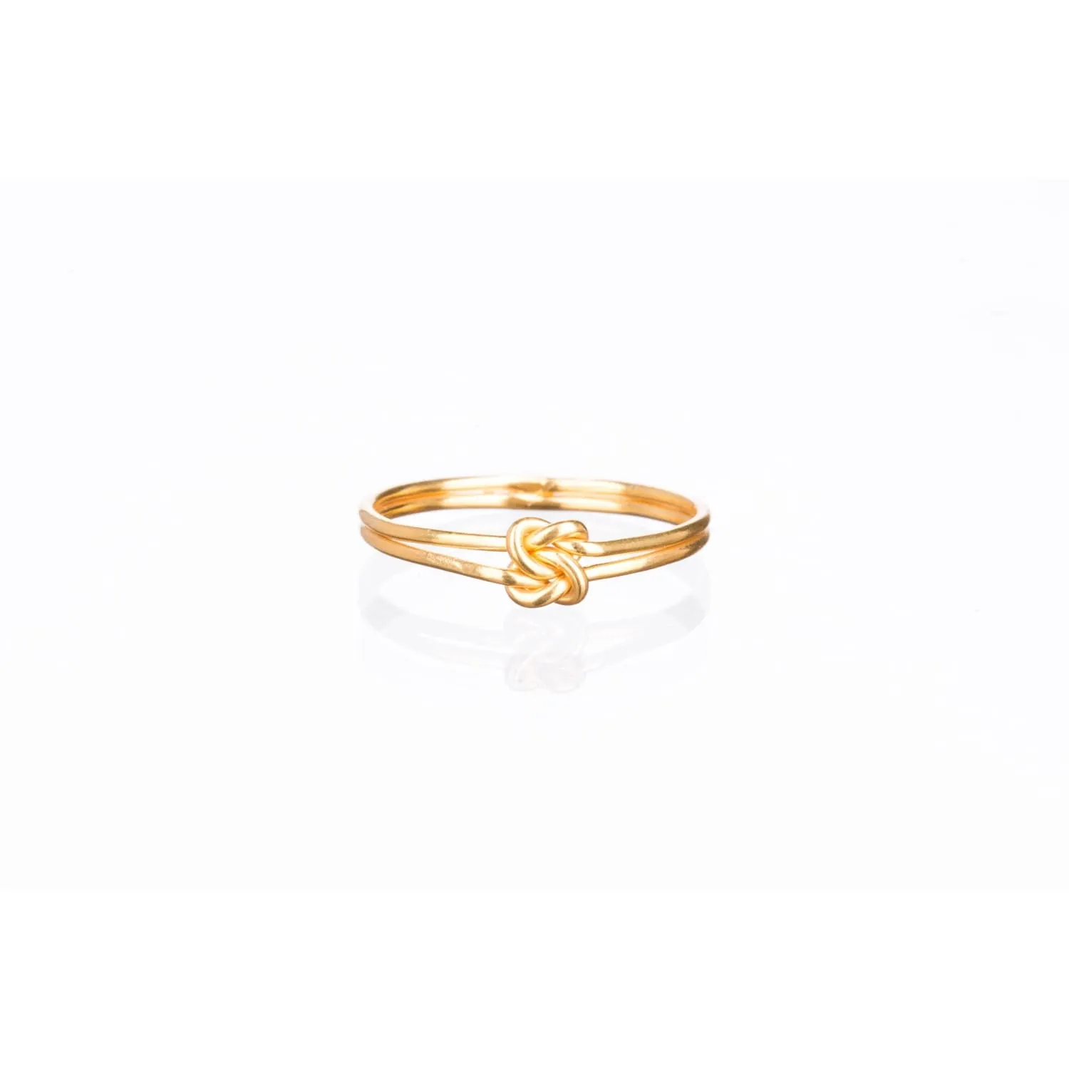 Love Knot Ring • 14k Gold Filled Infinity Celtic Ring • Perfect Dainty Pinky Promise or Purity Ring • Non Tarnish Waterproof Daily Wear