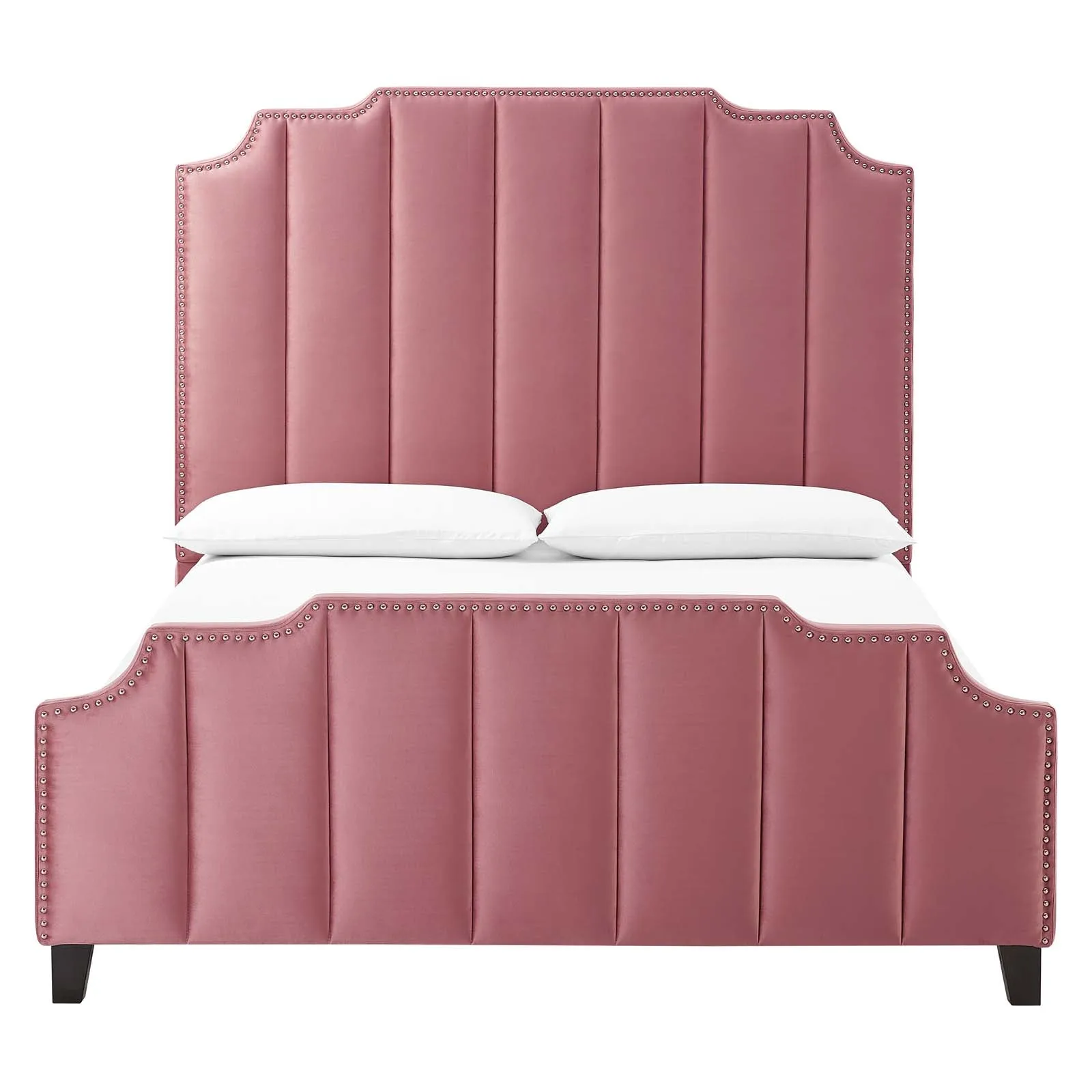 Lucille Performance Velvet Platform Bed