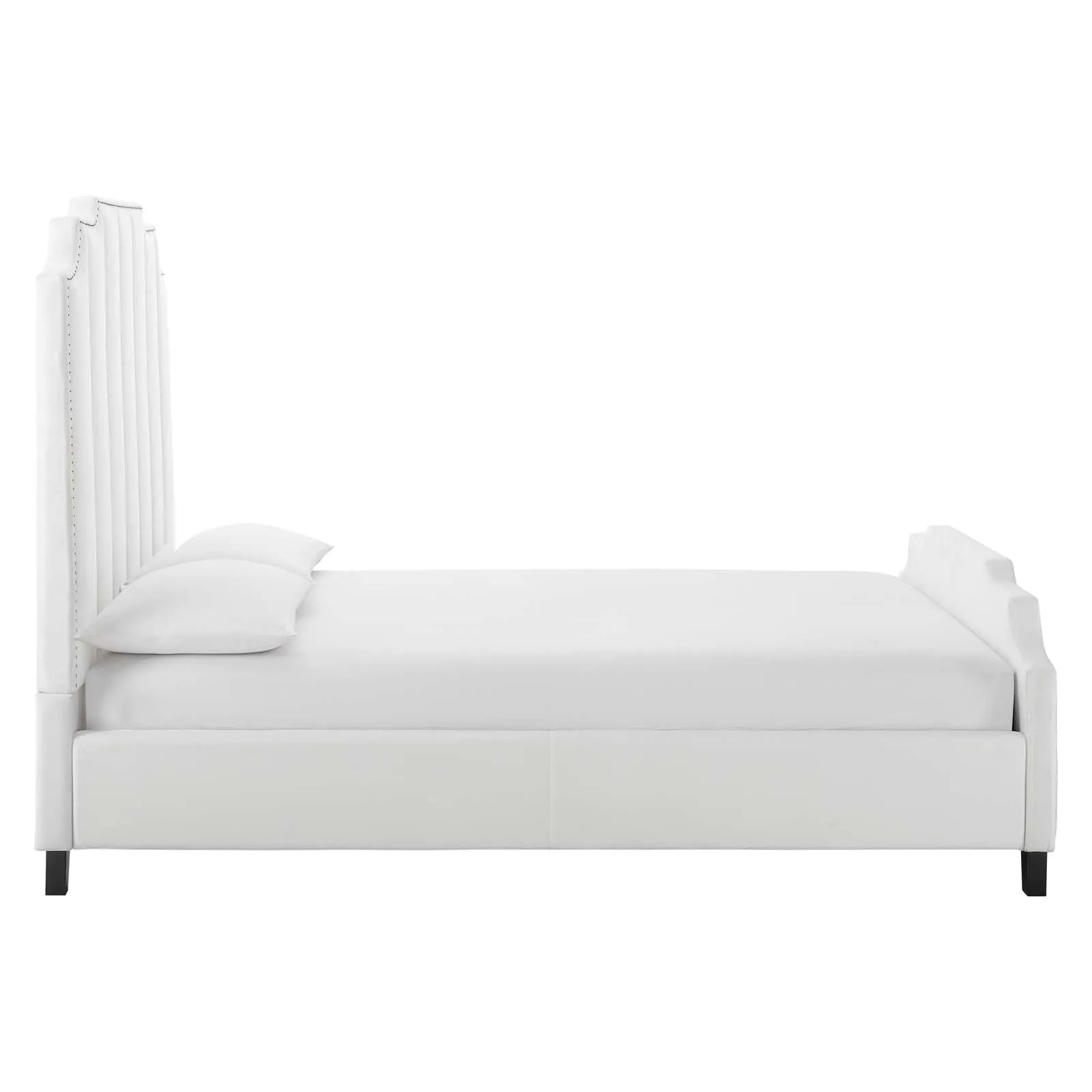 Lucille Performance Velvet Platform Bed