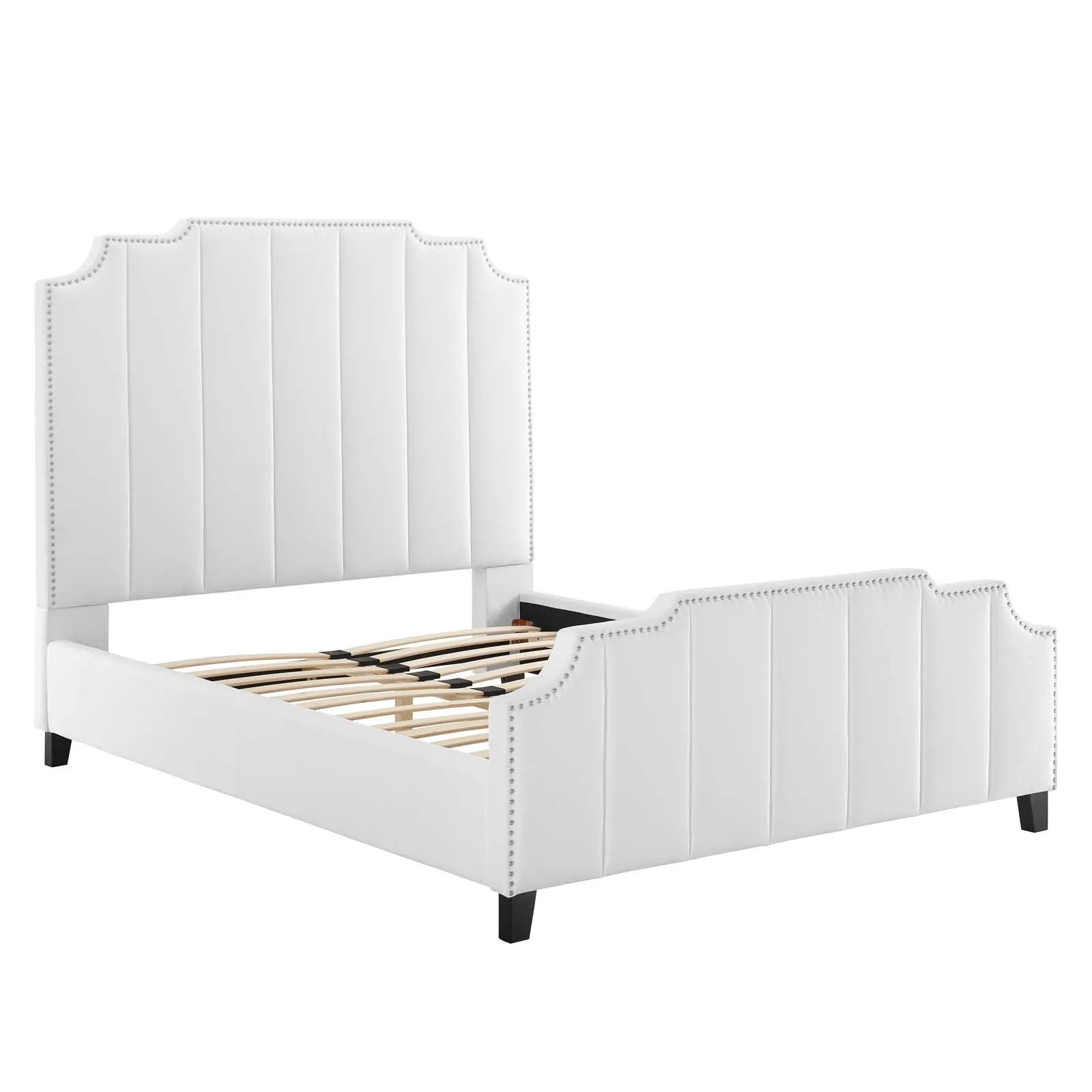 Lucille Performance Velvet Platform Bed