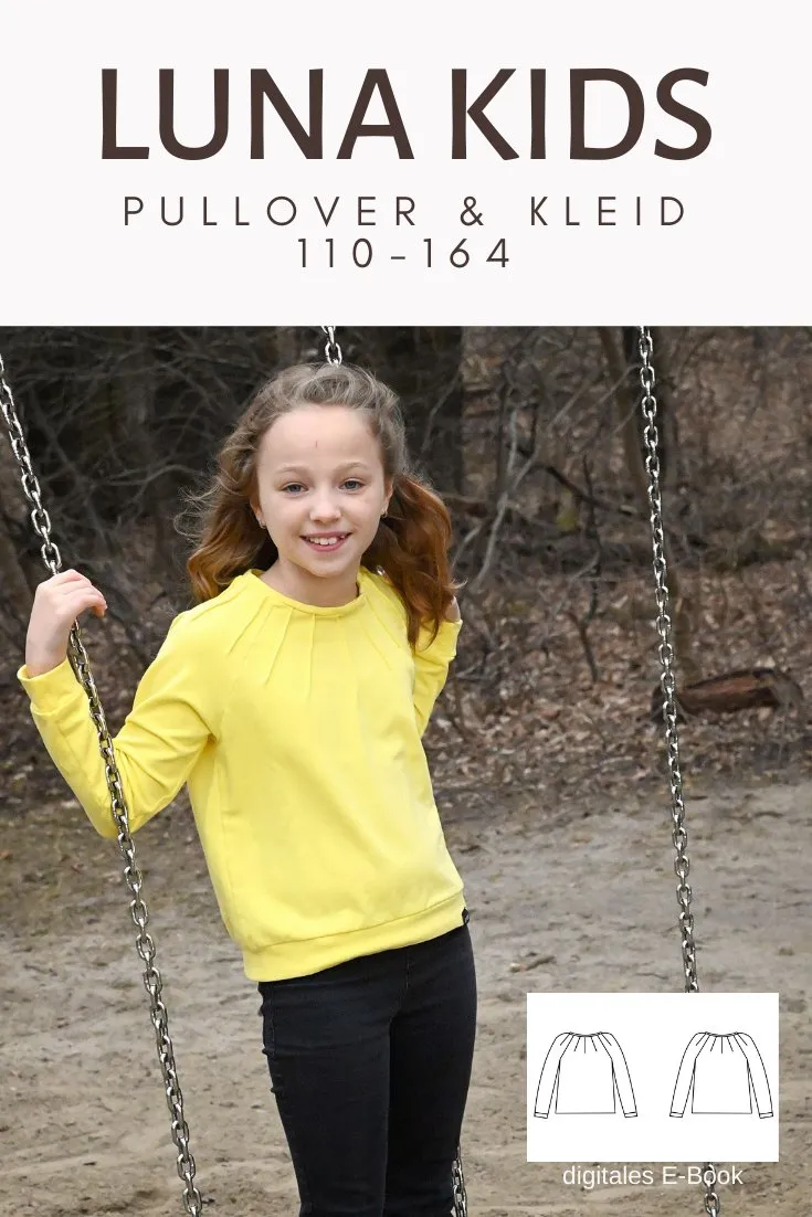 Luna Kids - Pullover mit Biesen