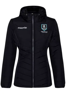 Macron Port Adelaide Womens Travel Puffer Jacket <br> 58130395