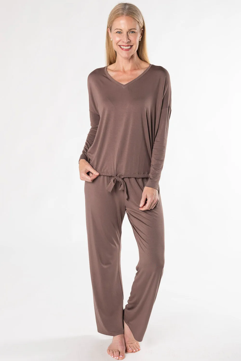 Marcie Bamboo Lounge Set - Latte