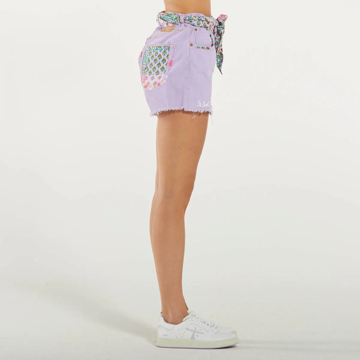 Mc2 Saint Barth shorts arizona denim bon ton lilla