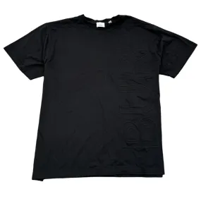 Men's Embroidered Logo T-Shirt Black Size XL