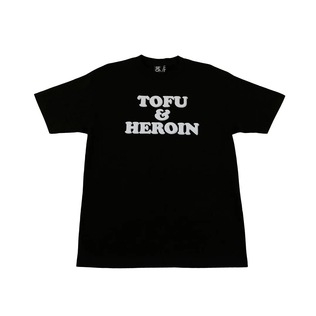 Mens SFCA Tofu & Heroin T-Shirt Black