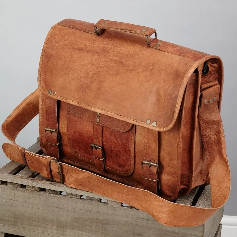 Men's Special Leather Laptop Bag