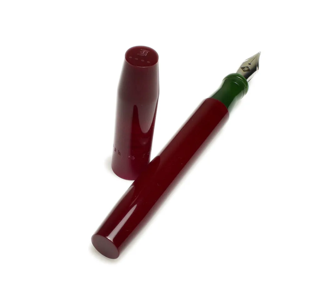 Model 46 Fountain Pen - Sweet Maroon Vintage Green