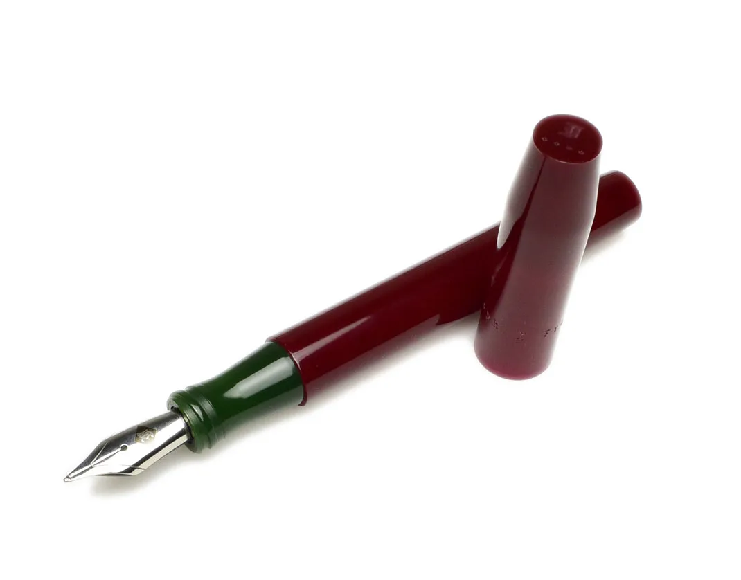 Model 46 Fountain Pen - Sweet Maroon Vintage Green