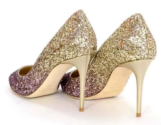 'Momento' Ombre Glitter Pumps - Silver/Dark Navy, Gold/Purple, Gold/Black