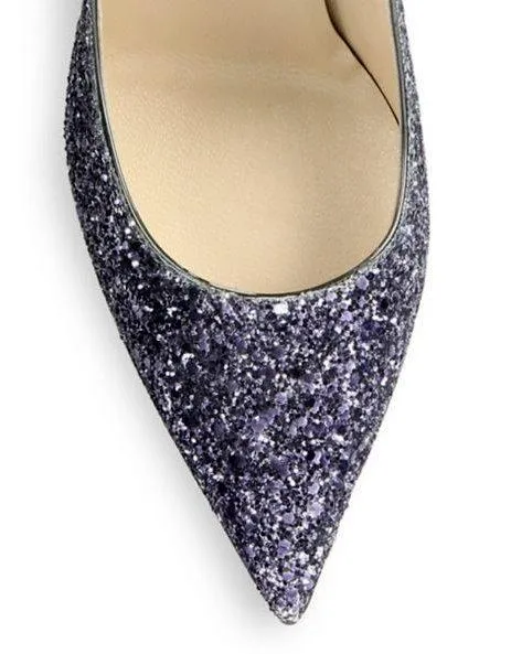 'Momento' Ombre Glitter Pumps - Silver/Dark Navy, Gold/Purple, Gold/Black