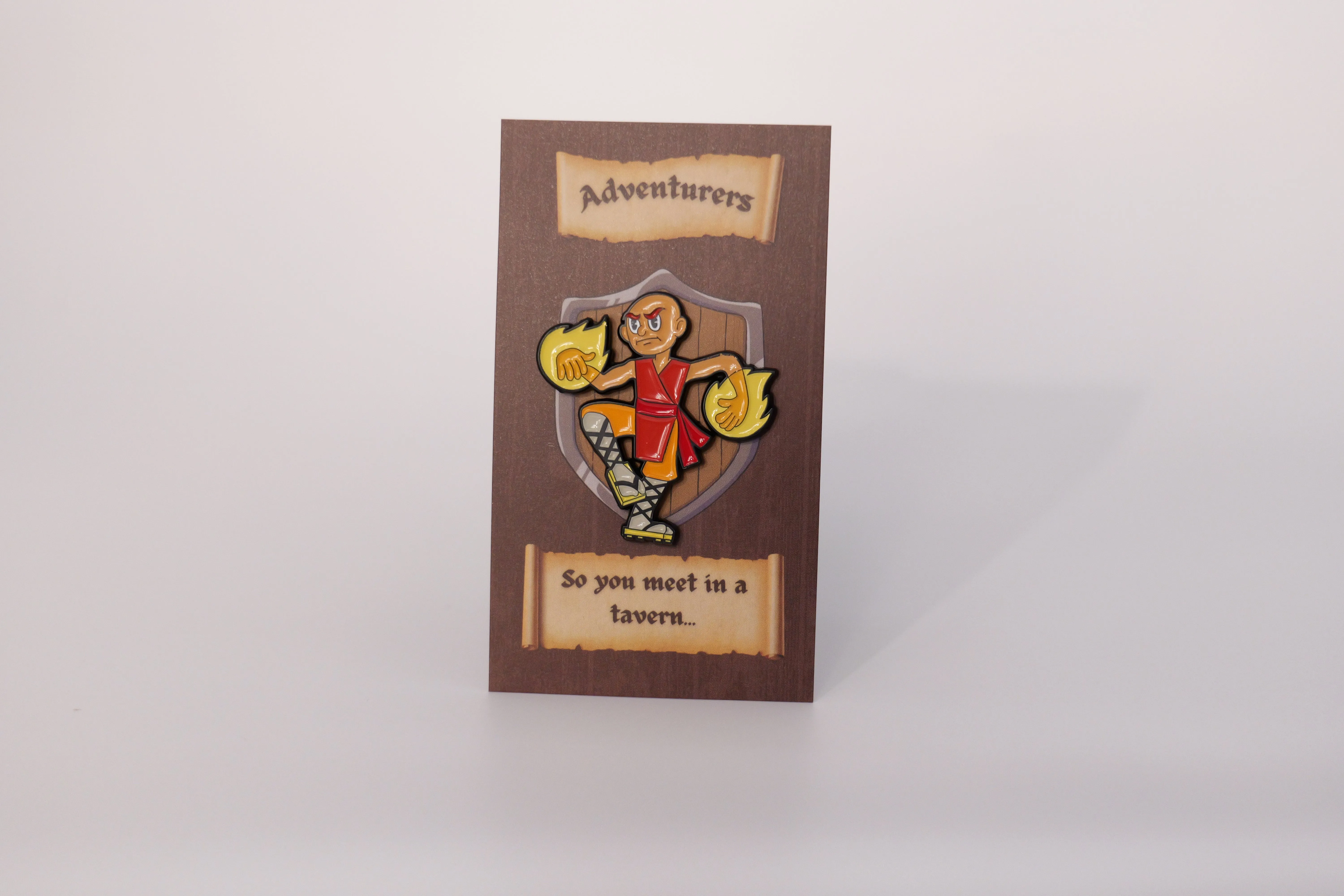 Monk - Enamel Pin