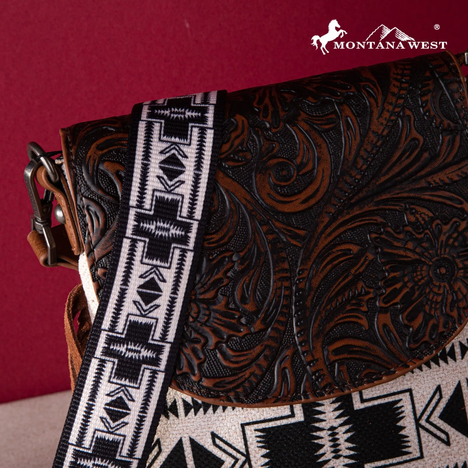 Montana West Aztec Collection Crossbody Bag