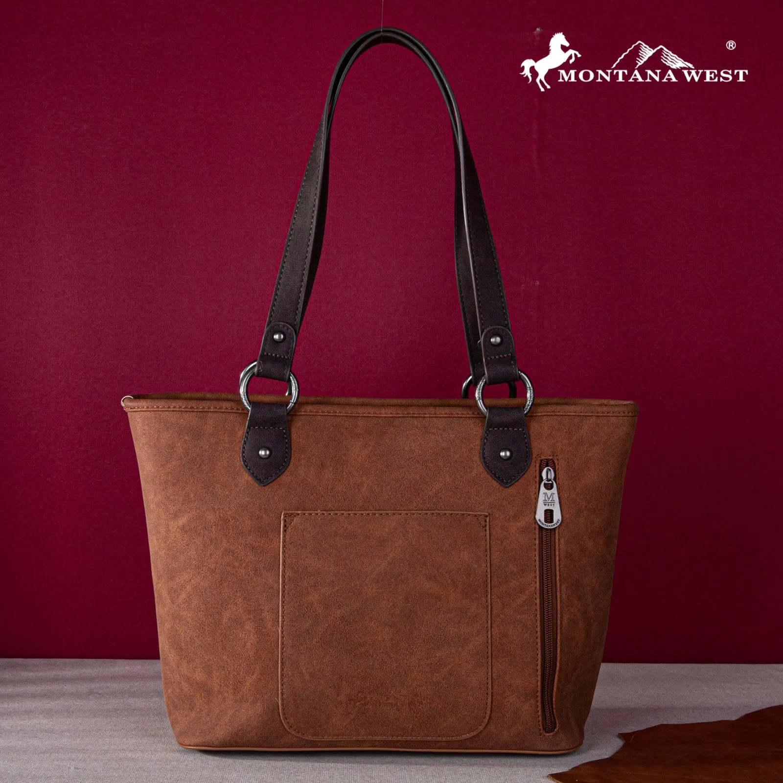 Montana West Embroidered Collection Concealed Carry Tote