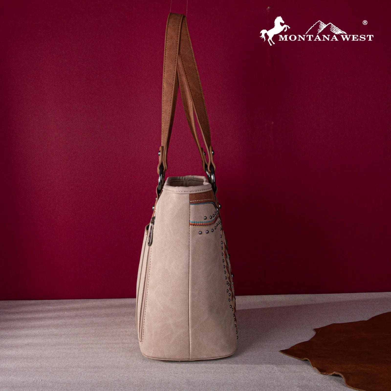 Montana West Embroidered Collection Concealed Carry Tote