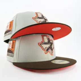 New Era Custom Exclusive Fitted Houston Astros Reese's Pieces Colorway (2000 Inaugural Patch)