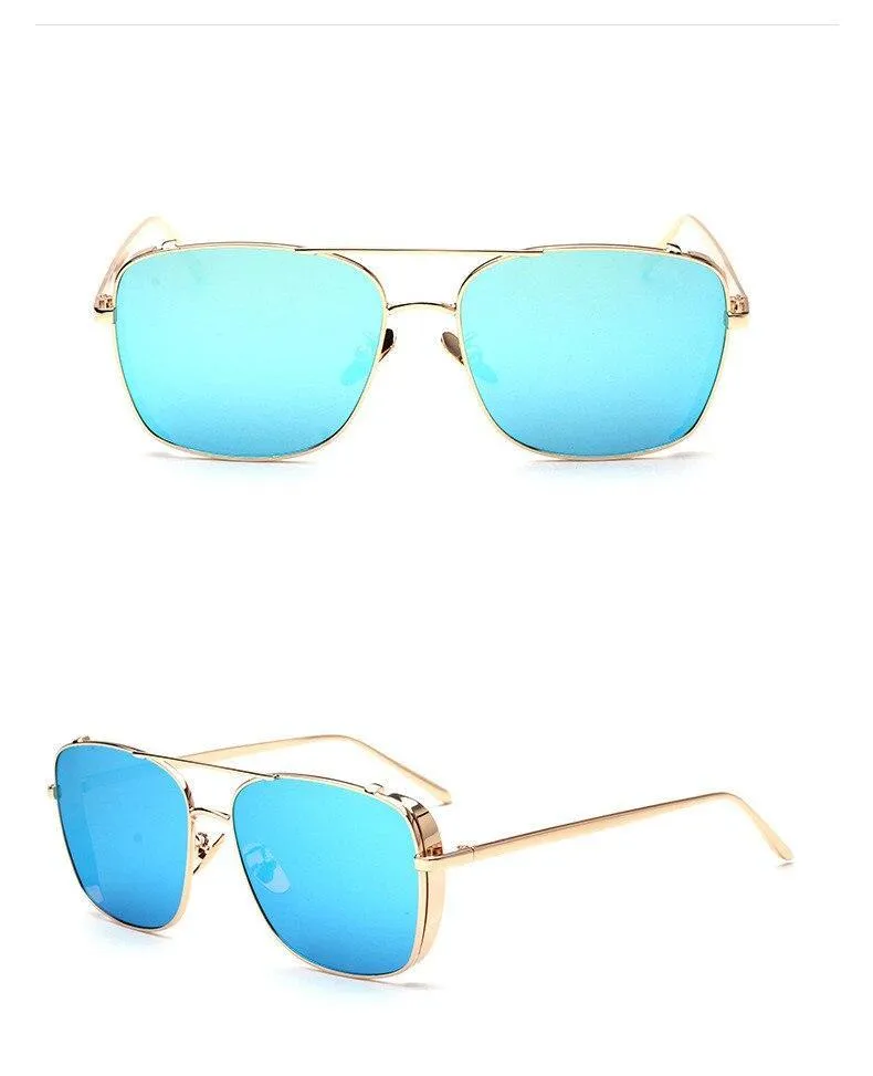 New Metal Alloy Frame Square Sunglasses For Men And Women -SunglassesCraft