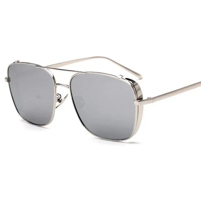 New Metal Alloy Frame Square Sunglasses For Men And Women -SunglassesCraft