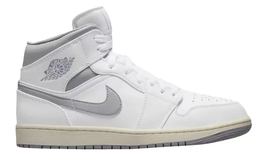 Nike Air Jordan 1 Mid Neutral Grey (GS) Women's