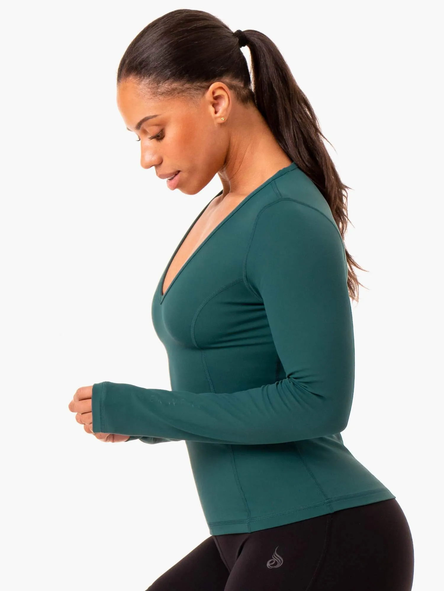 NKD Align Long Sleeve Training Top - Teal